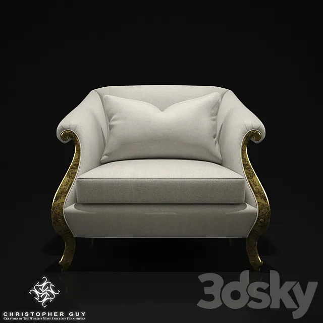 Christopher Guy- Vernier armchair 3DModel Christopher Guy- Vernier armchair 3DModel