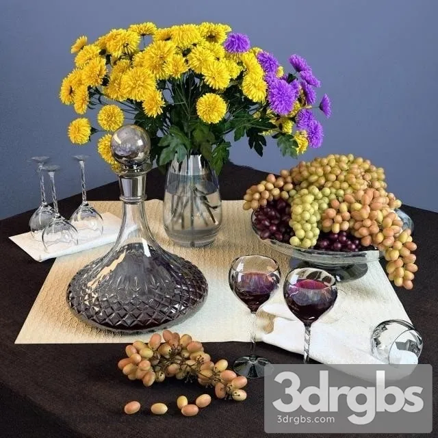 Chrysanthemum 3D Model Download