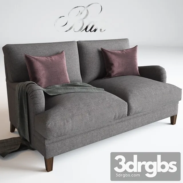 Churchill Loveseat Sofa 01 3D Model Download Churchill Loveseat Sofa 01 3D Model Download