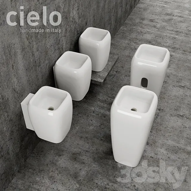 Cielo Shui washbasin 3D Model Cielo Shui washbasin 3D Model