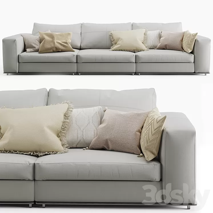 Cierre imbottiti dolcevita sofa 3D Model
