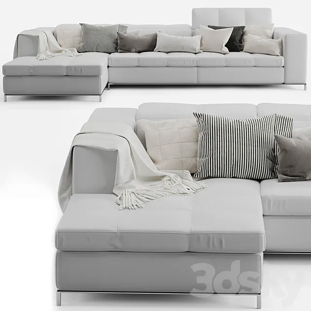 Cierre imbottiti nick sofa 3D Model
