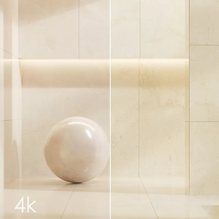 Cifre Ceramica Set 03 – Bundle – 2 types: Beige and Cream marble \/ 4k 3D Model Free Download