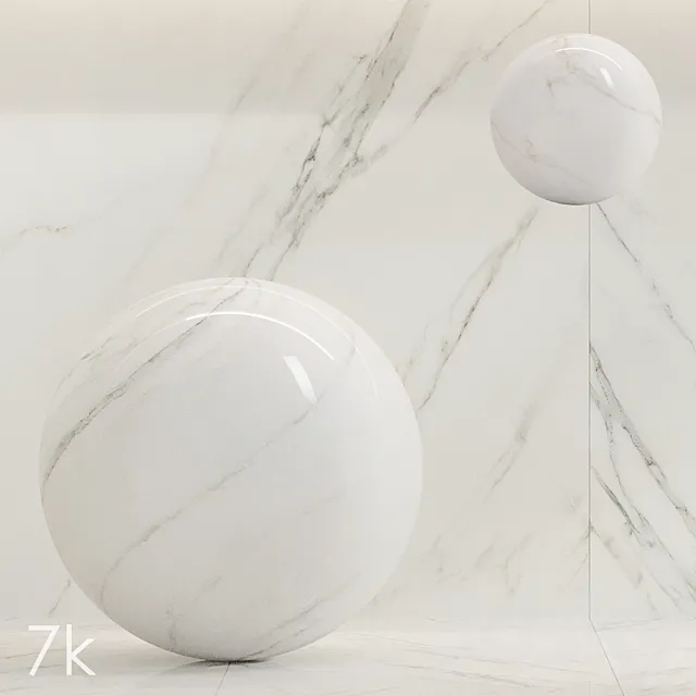 Cifre Ceramica Set 12 – Marble Bundle – 2 Colors: Gold and White _ 7k 3D Model