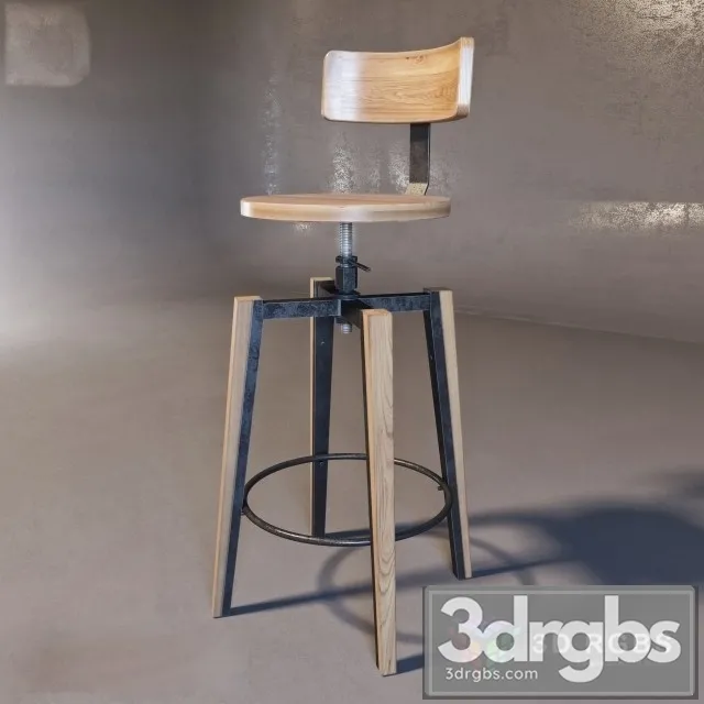 Cignini Bar Stool 3D Model Download Cignini Bar Stool 3D Model Download