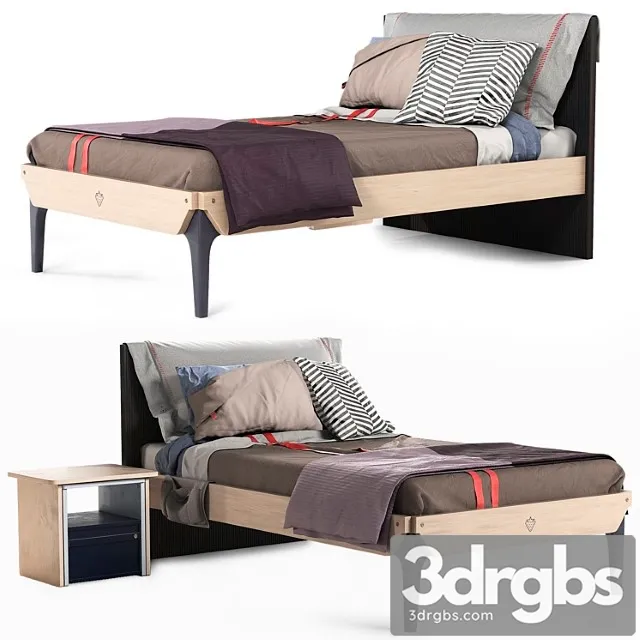 Cilek Jugendzimmer Trio Bett 2 3D Model Download Cilek Jugendzimmer Trio Bett 2 3D Model Download