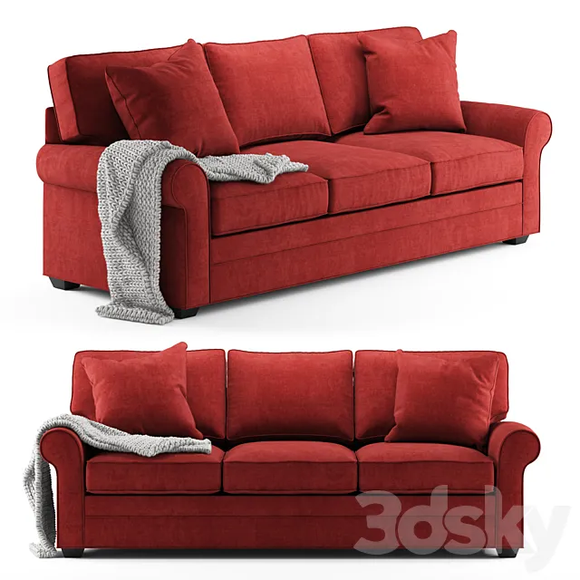 Cindy Crawford Home Bellingham Cardinal Sofa 3D Model Cindy Crawford Home Bellingham Cardinal Sofa 3D Model