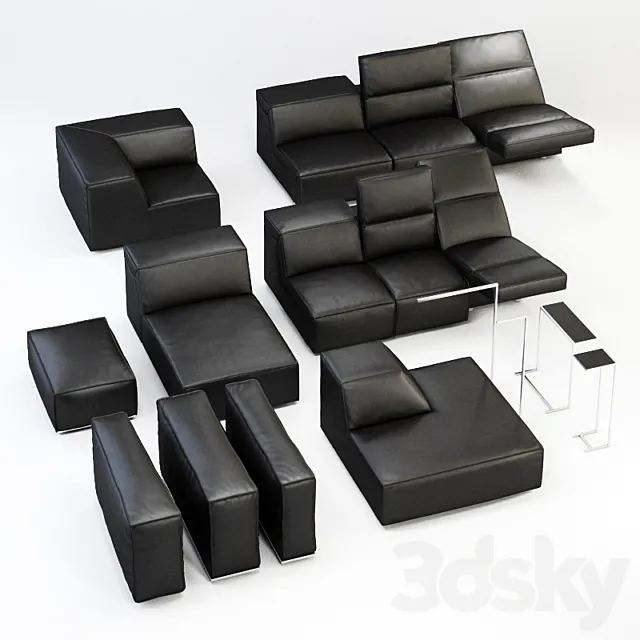 CINEAK Gramercy set of modules of furniture for home theater 3D Model CINEAK Gramercy set of modules of furniture for home theater 3D Model