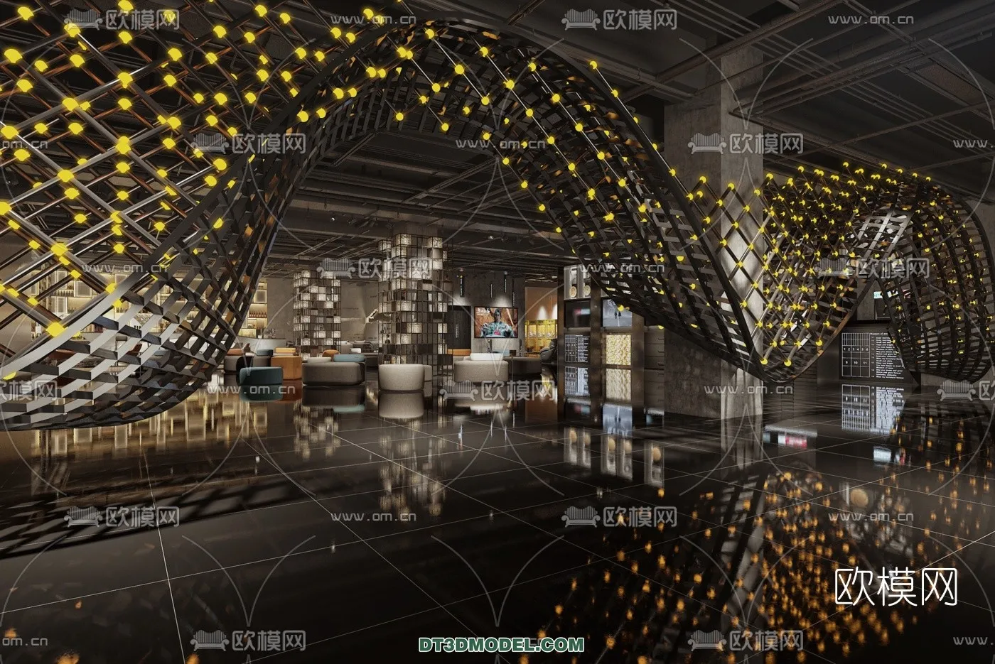 Cinema 3D Scenes – Movie Theater 3D Models – 003