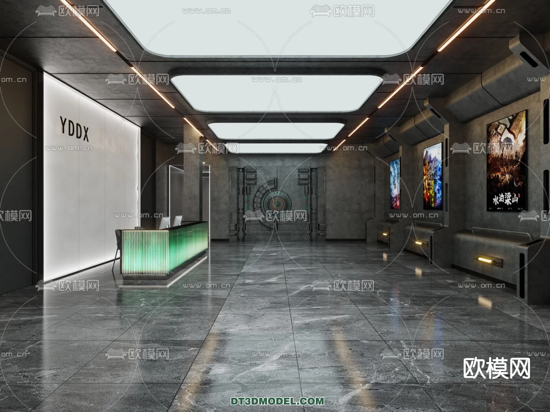 Cinema 3D Scenes – Movie Theater 3D Models – 062 Cinema 3D Scenes – Movie Theater 3D Models – 062