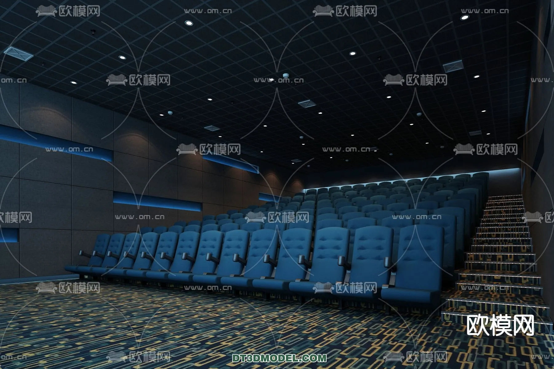 Cinema 3D Scenes – Movie Theater 3D Models – 063 Cinema 3D Scenes – Movie Theater 3D Models – 063