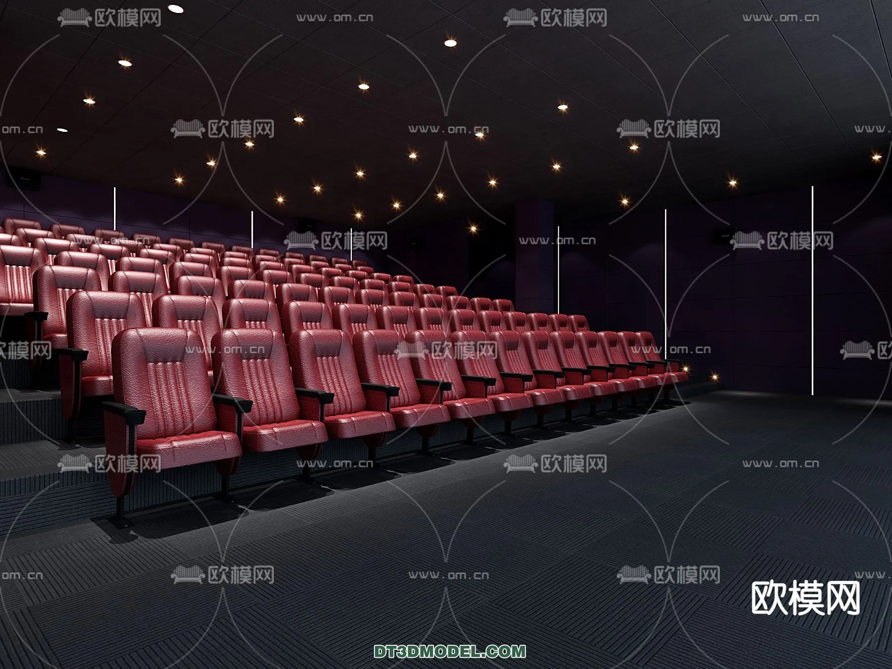 Cinema 3D Scenes – Movie Theater 3D Models – 064 Cinema 3D Scenes – Movie Theater 3D Models – 064