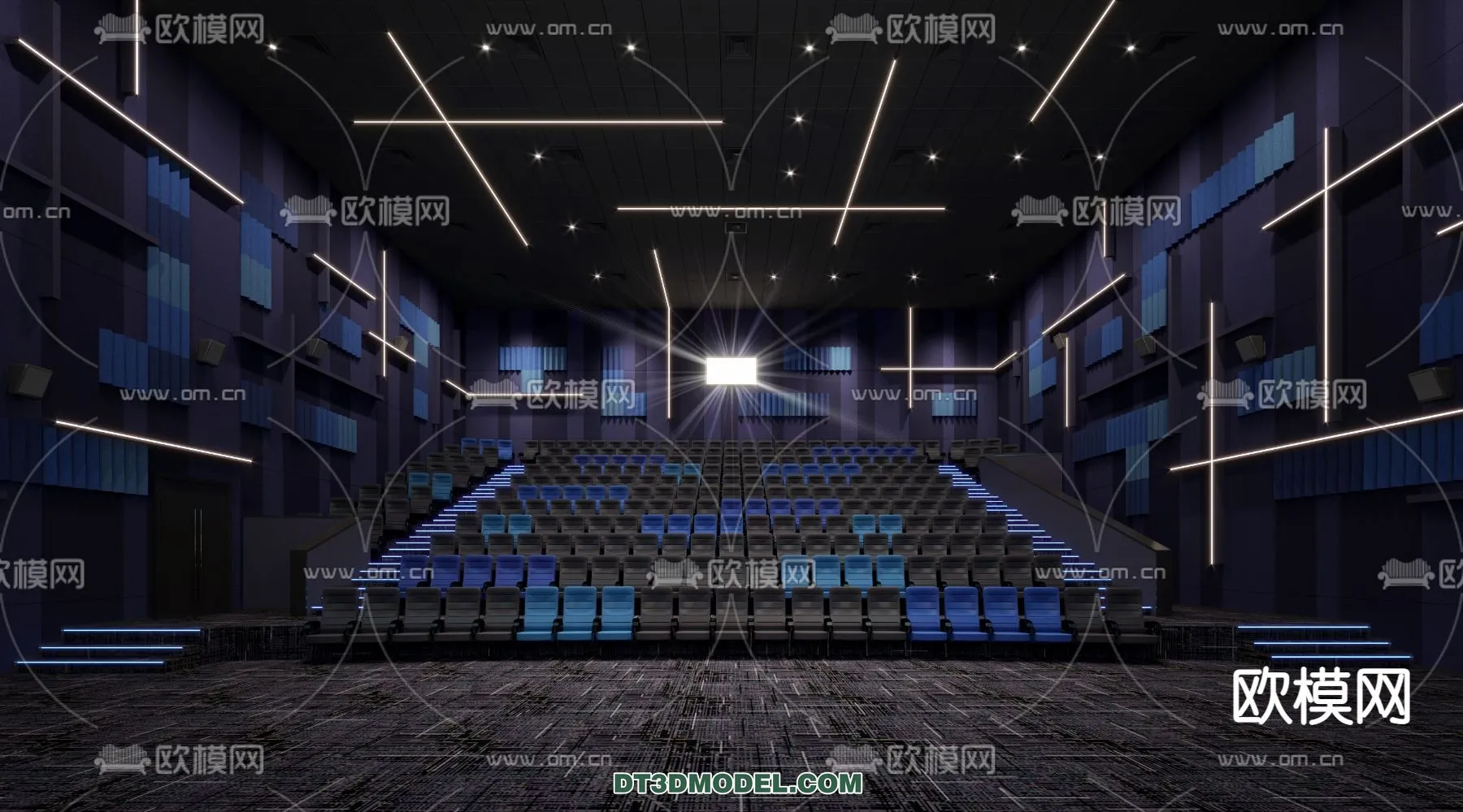 Cinema 3D Scenes – Movie Theater 3D Models – 069 Cinema 3D Scenes – Movie Theater 3D Models – 069