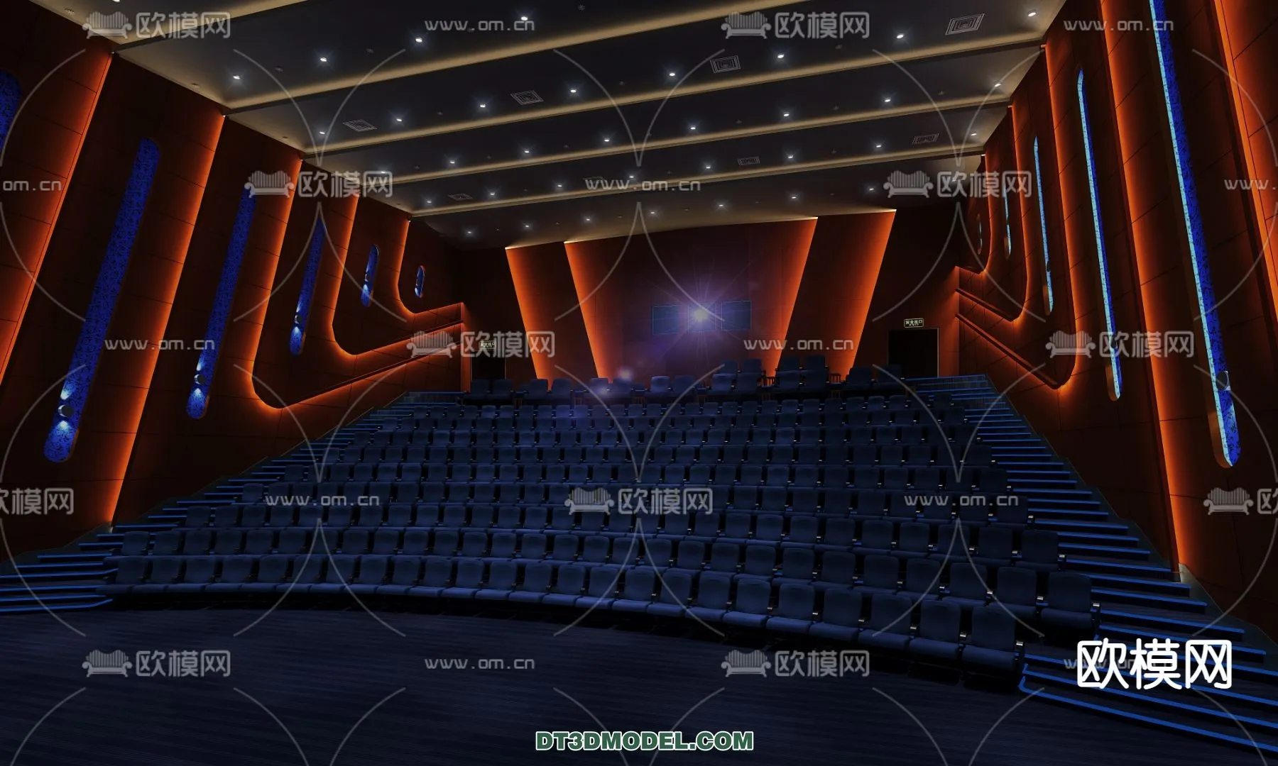 Cinema 3D Scenes – Movie Theater 3D Models – 072 Cinema 3D Scenes – Movie Theater 3D Models – 072