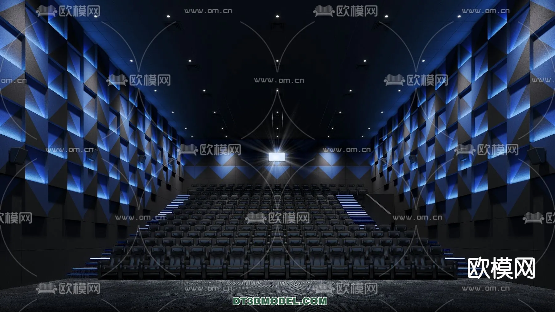 Cinema 3D Scenes – Movie Theater 3D Models – 074 Cinema 3D Scenes – Movie Theater 3D Models – 074