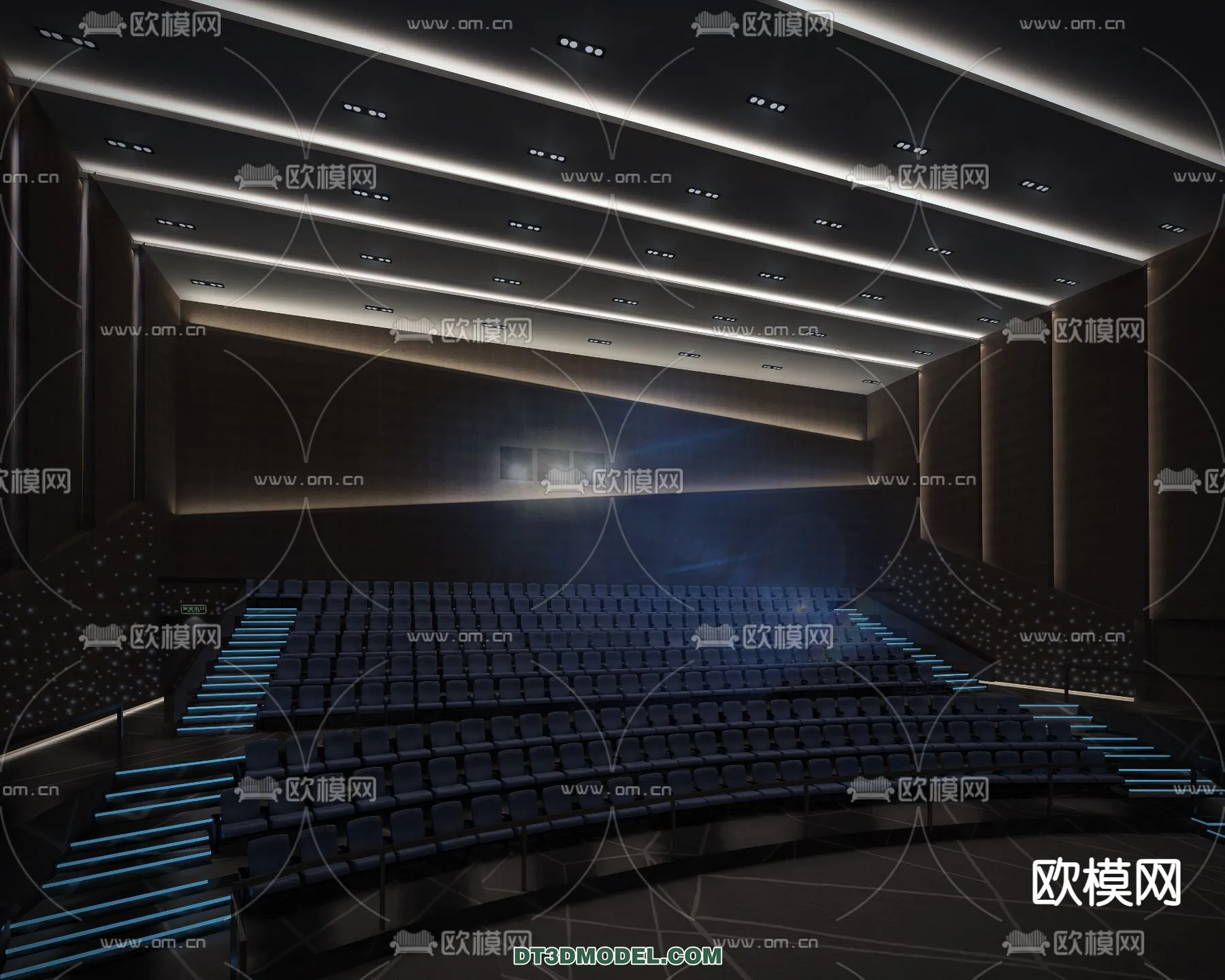 Cinema 3D Scenes – Movie Theater 3D Models – 075