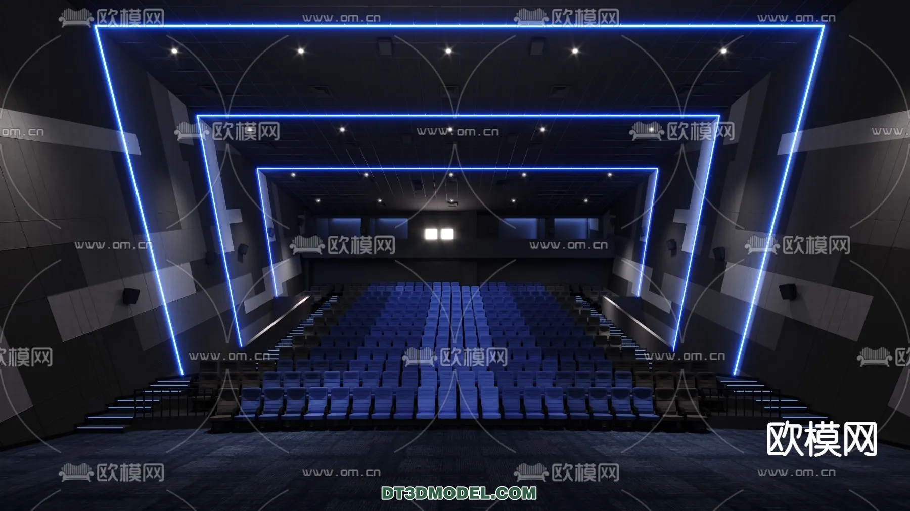 Cinema 3D Scenes – Movie Theater 3D Models – 078 Cinema 3D Scenes – Movie Theater 3D Models – 078
