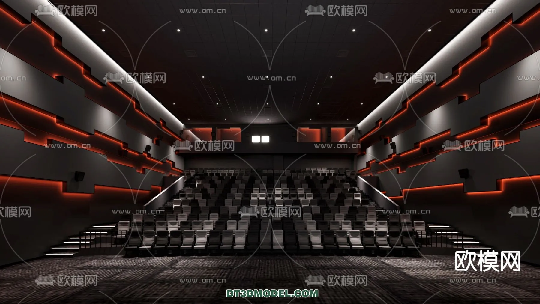 Cinema 3D Scenes – Movie Theater 3D Models – 079 Cinema 3D Scenes – Movie Theater 3D Models – 079