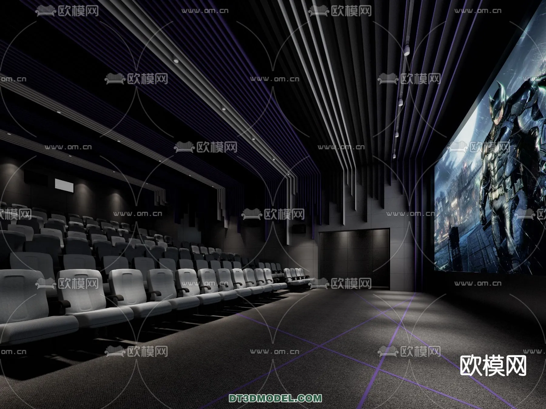 Cinema 3D Scenes – Movie Theater 3D Models – 082 Cinema 3D Scenes – Movie Theater 3D Models – 082
