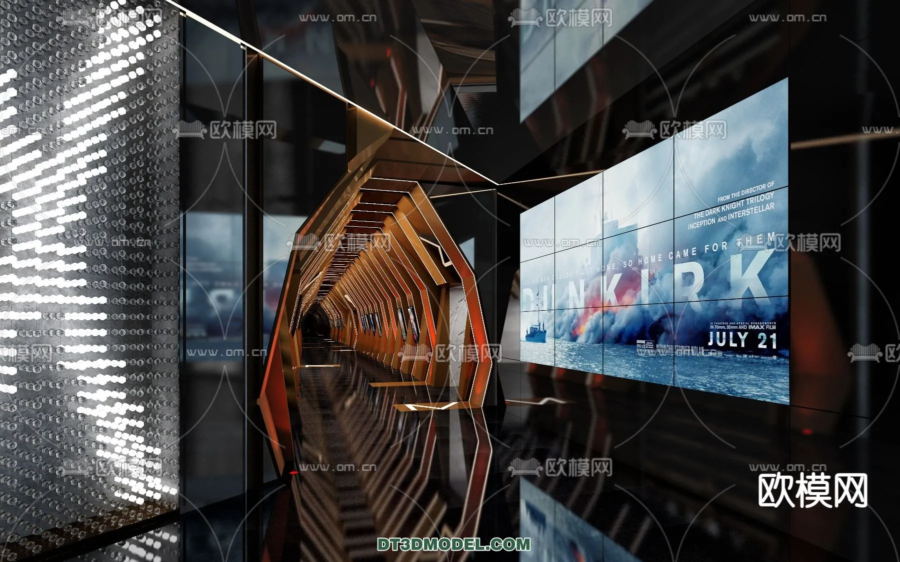 Cinema 3D Scenes – Movie Theater 3D Models – 083 Cinema 3D Scenes – Movie Theater 3D Models – 083