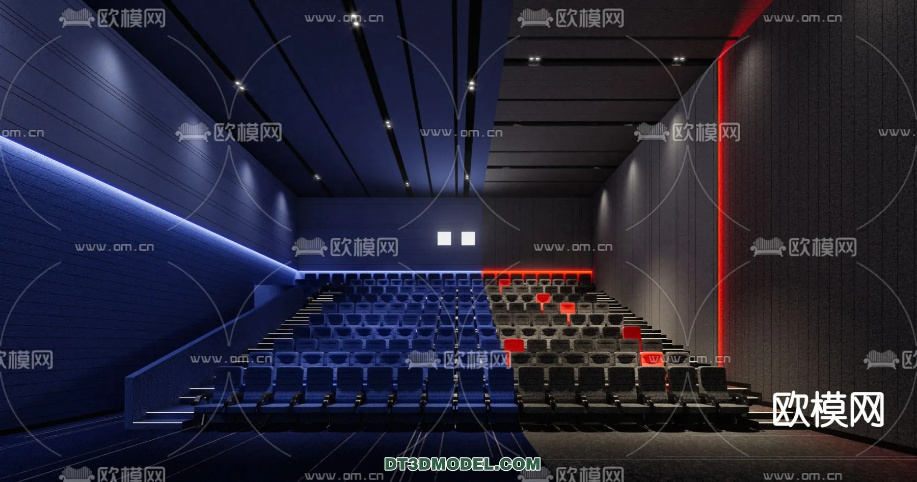 Cinema 3D Scenes – Movie Theater 3D Models – 084 Cinema 3D Scenes – Movie Theater 3D Models – 084