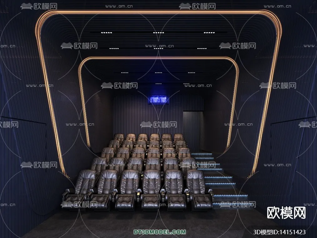 Cinema 3D Scenes – Movie Theater 3D Models – 086 Cinema 3D Scenes – Movie Theater 3D Models – 086