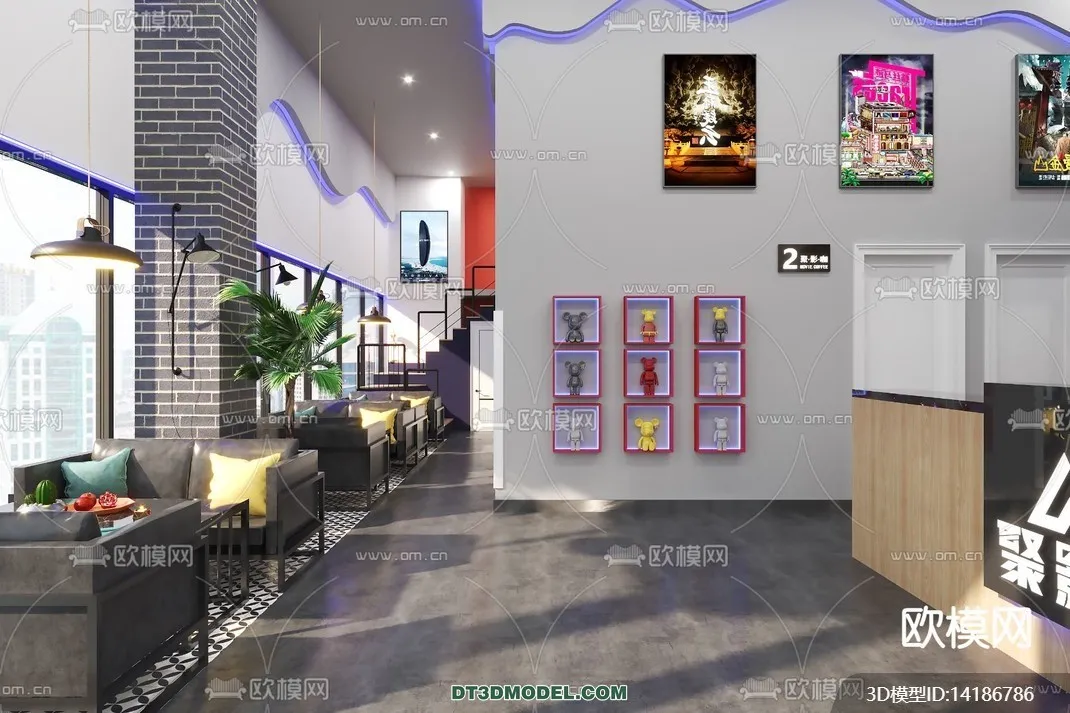 Cinema 3D Scenes – Movie Theater 3D Models – 088 Cinema 3D Scenes – Movie Theater 3D Models – 088