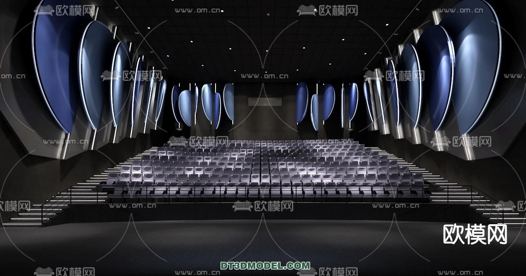 Cinema 3D Scenes – Movie Theater 3D Models – 095 Cinema 3D Scenes – Movie Theater 3D Models – 095