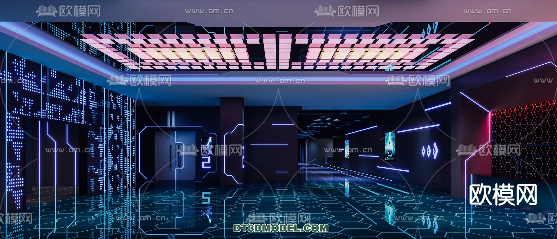 Cinema 3D Scenes – Movie Theater 3D Models – 099 Cinema 3D Scenes – Movie Theater 3D Models – 099