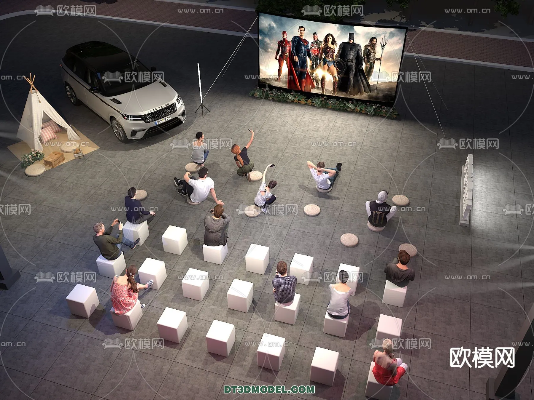 Cinema 3D Scenes – Movie Theater 3D Models – 101 Cinema 3D Scenes – Movie Theater 3D Models – 101