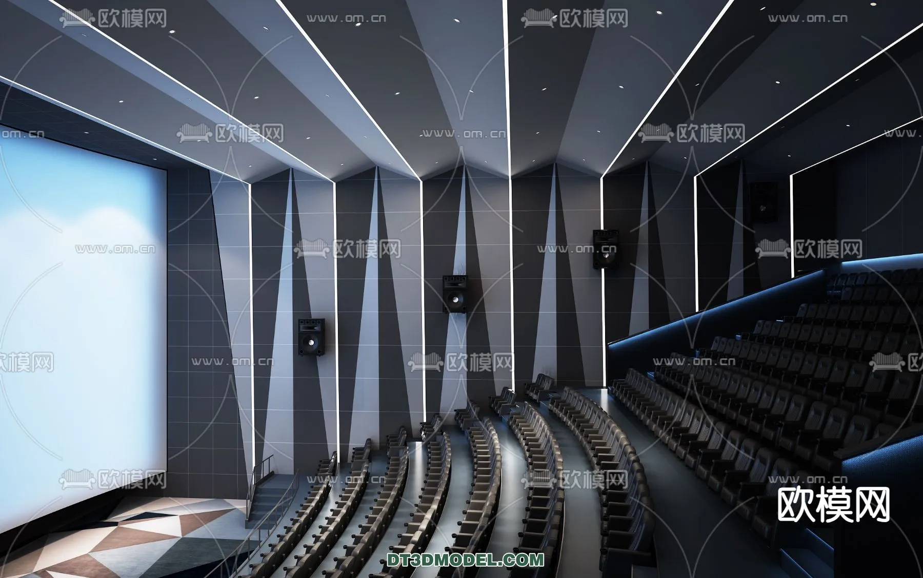 Cinema 3D Scenes – Movie Theater 3D Models – 105 Cinema 3D Scenes – Movie Theater 3D Models – 105