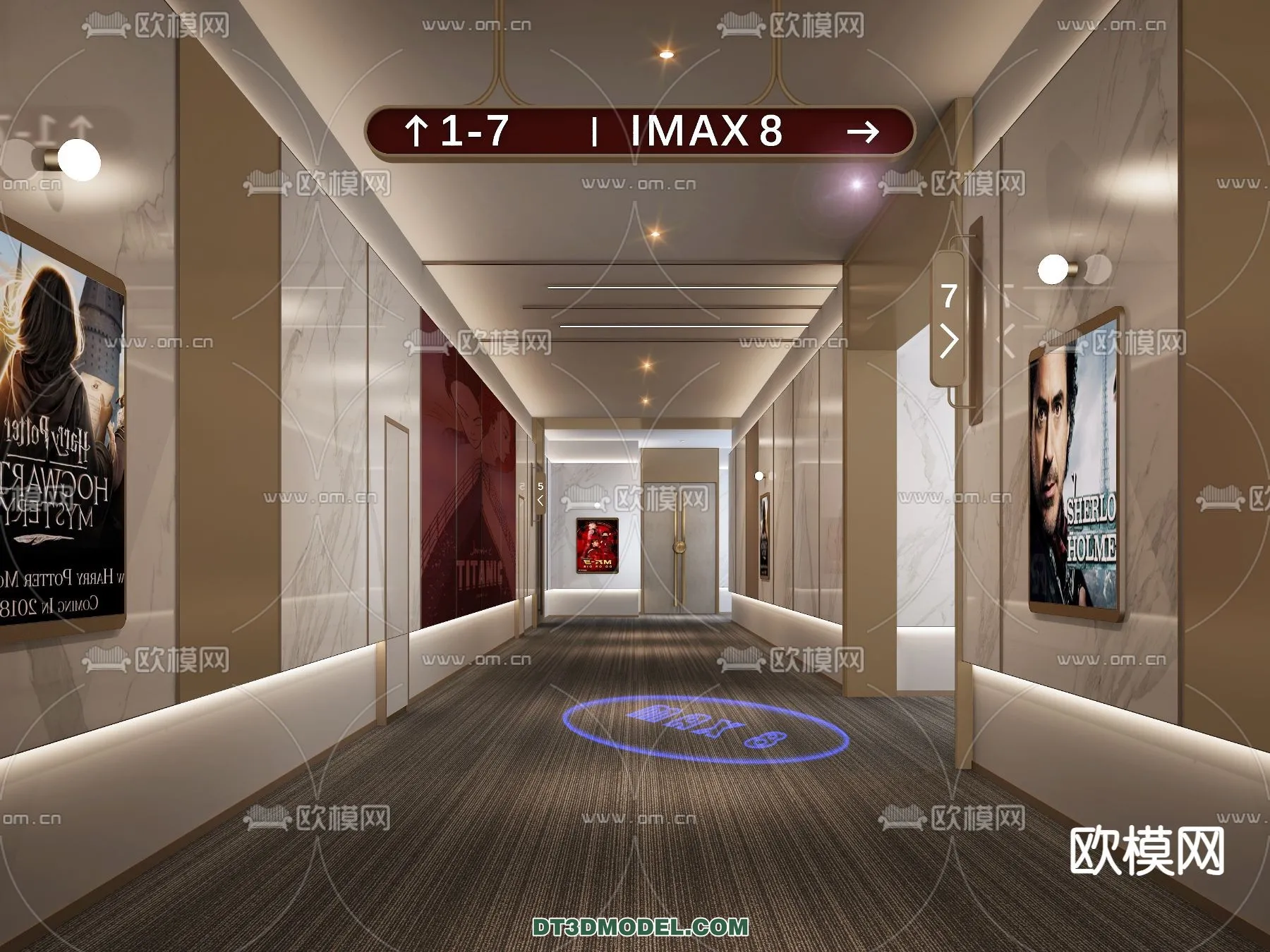 Cinema 3D Scenes – Movie Theater 3D Models – 108 Cinema 3D Scenes – Movie Theater 3D Models – 108