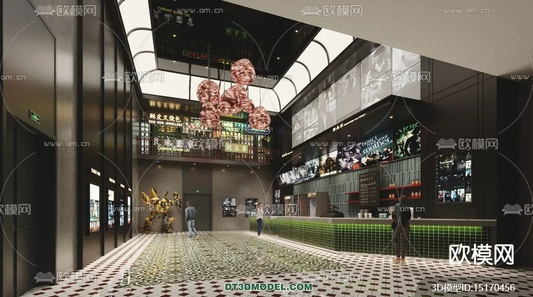 Cinema 3D Scenes – Movie Theater 3D Models – 111 Cinema 3D Scenes – Movie Theater 3D Models – 111