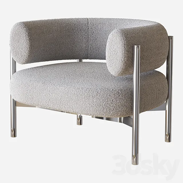 cini armchair HC28 cosmo 3DModel