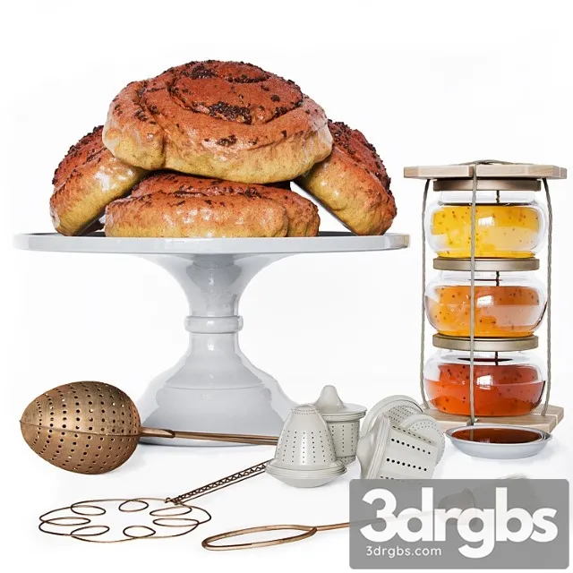 Cinnamon rolls 3D Model Download