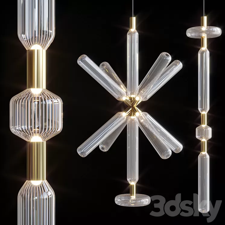 cipher pendant light 3D Model cipher pendant light 3D Model