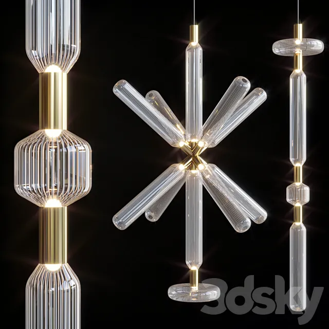 cipher pendant light 3DModel