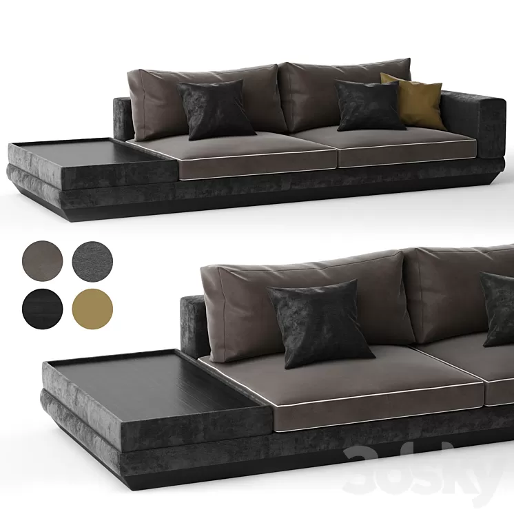Cipriani Homood dragonfly sofa 3D Model Free Download