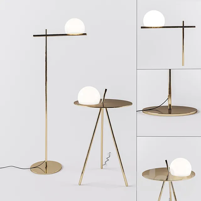 Circ Estiluz Floorlamp 3D Model