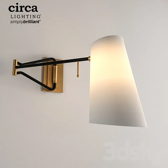 Circa. Keil Swing Arm Wall Light 3DModel