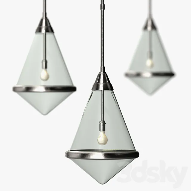 Circa lighting – Large gale hanging pendant 3D Model