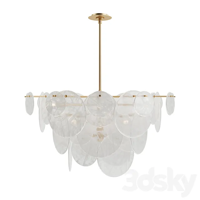 Circa Lighting Loire Large Chandelier 3D Model Circa Lighting Loire Large Chandelier 3D Model