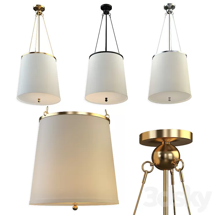 Circa Westport Hanging Shade 3D Model Circa Westport Hanging Shade 3D Model