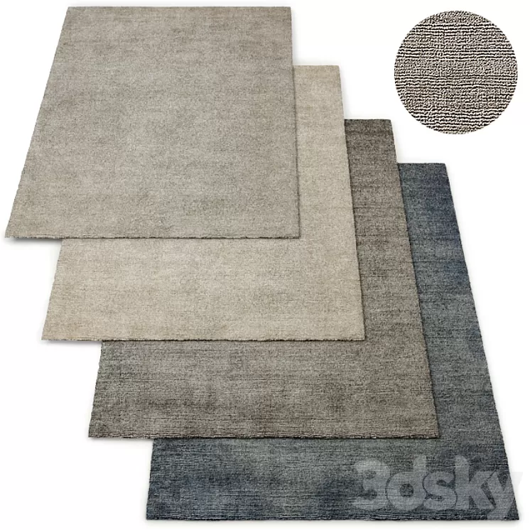 Circe Handwoven Rug RH Collection 3D Model