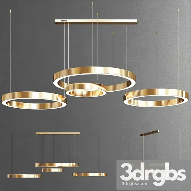 Circle Chandelier 3D Model Download Circle Chandelier 3D Model Download