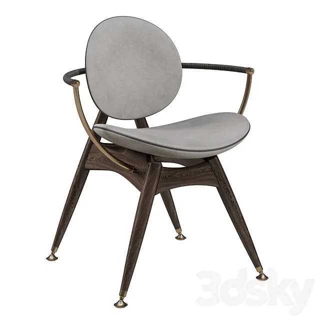Circle Dining Chair 3D Model Circle Dining Chair 3D Model