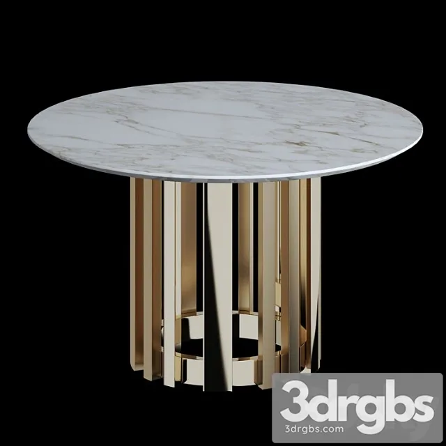 Circle dining table my imagination lab 2 3D Model Download