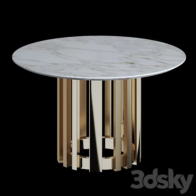 Circle Dining table My Imagination Lab 3D Model Circle Dining table My Imagination Lab 3D Model