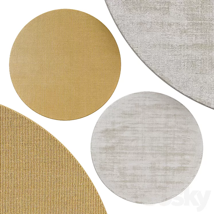 Circle rugs | No. 010 3D Model Circle rugs | No. 010 3D Model