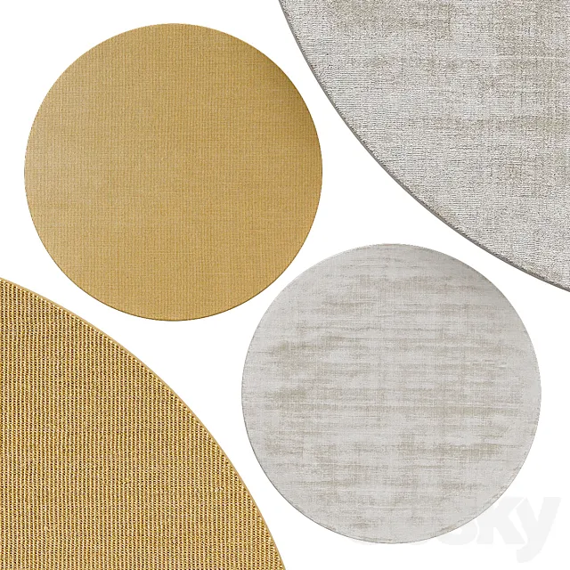 Circle rugs | No. 010 3DModel Circle rugs | No. 010 3DModel